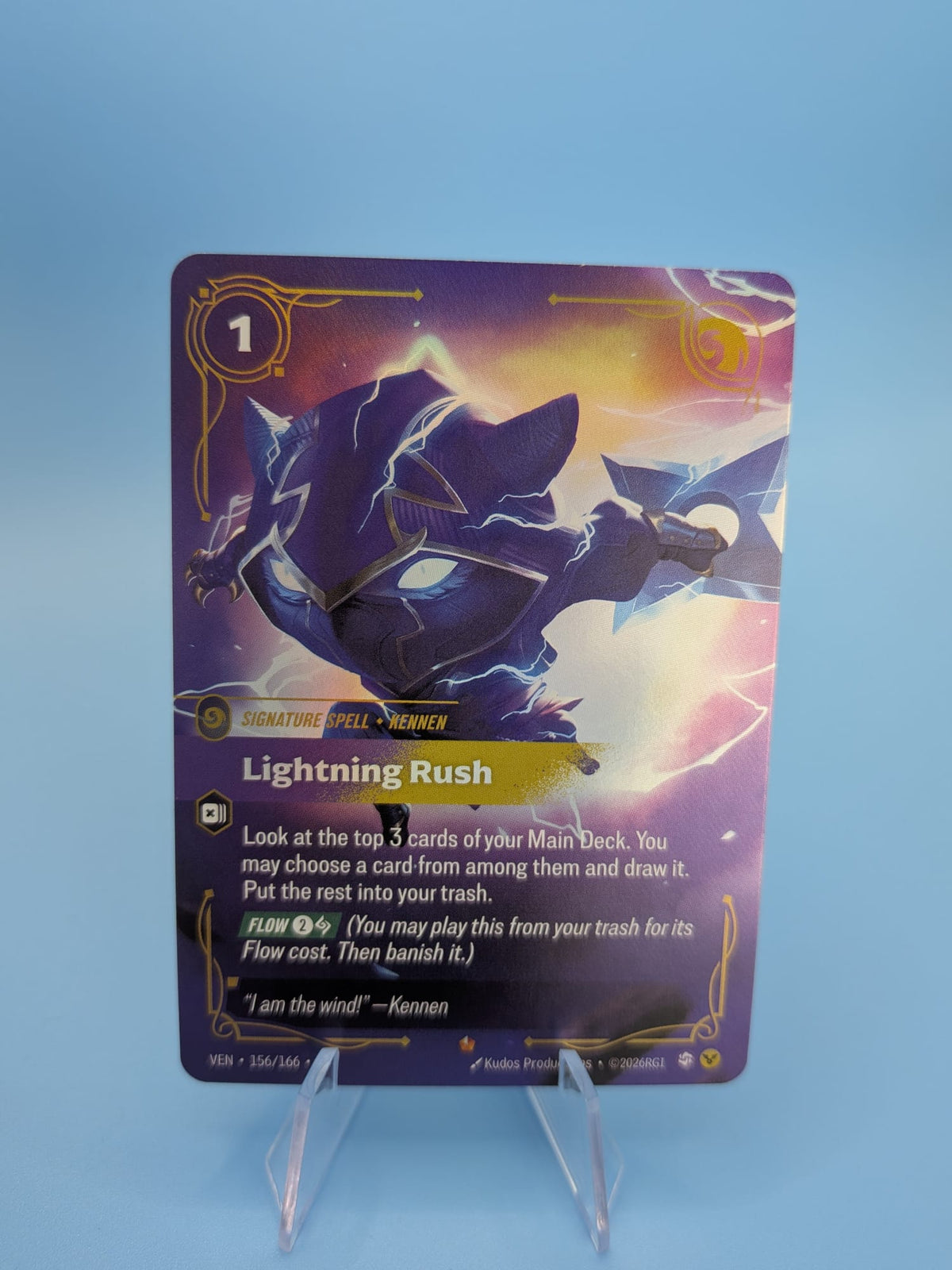 Lightning Rush (156) — Vendetta — Near Mint