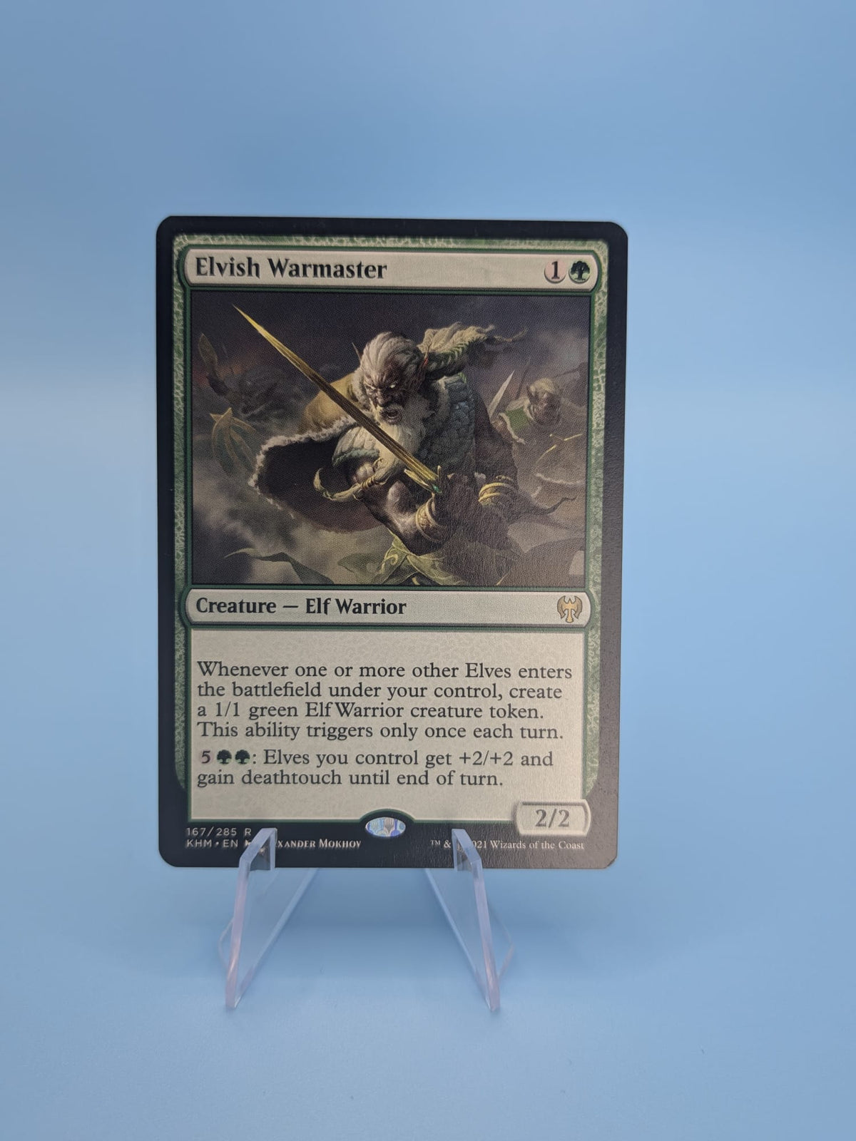 Elvish Warmaster (167) — Kaldheim — Near Mint