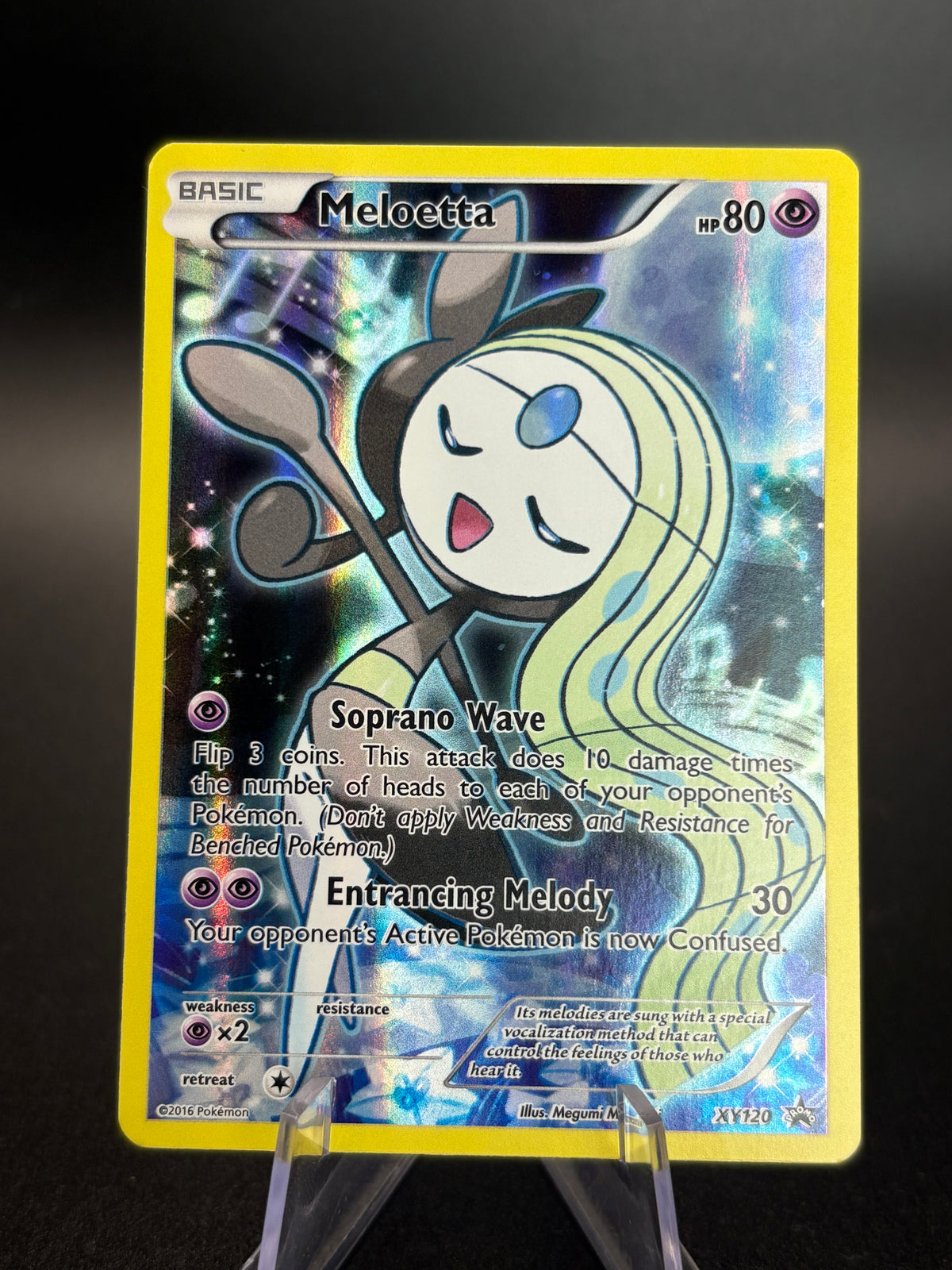 Meloetta (120) — XY Black Star Promos — Very Good