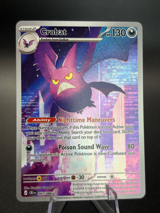 Crobat (93) — Chaos Rising — Near Mint