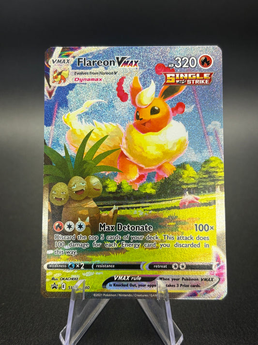 Flareon VMAX (180) — SWSH Black Star Promos — Excellent