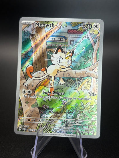 Meowth (106) — Phantasmal Flames — Excellent
