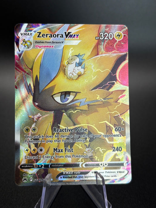 Zeraora VMAX (GG42) — Crown Zenith — Near Mint