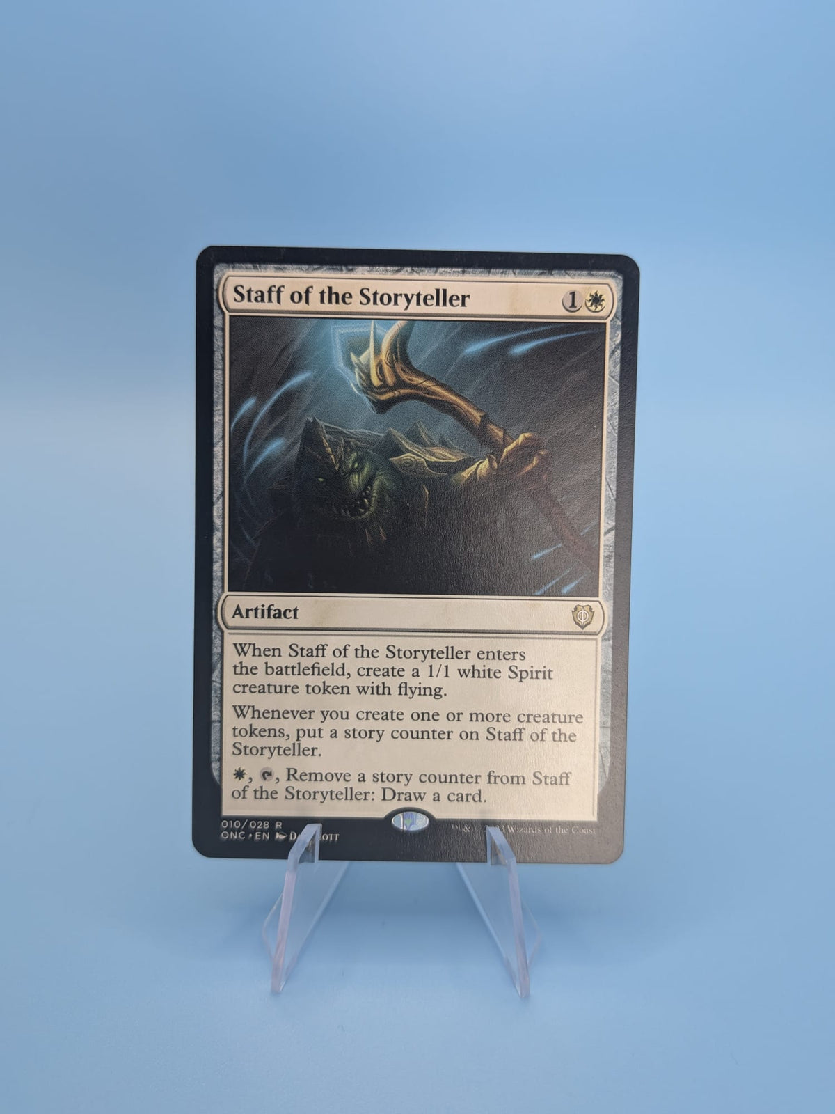 Staff of the Storyteller (10) — Commander: Phyrexia: All Will Be One — Near Mint
