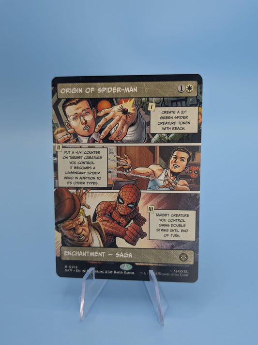 Origin of Spider-Man (218) — Marvel's Spider-Man — Near Mint