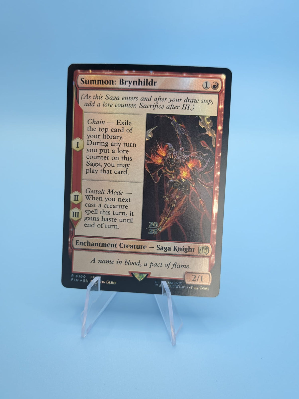Summon: Brynhildr (160, Foil) — FINAL FANTASY: Promos — Near Mint