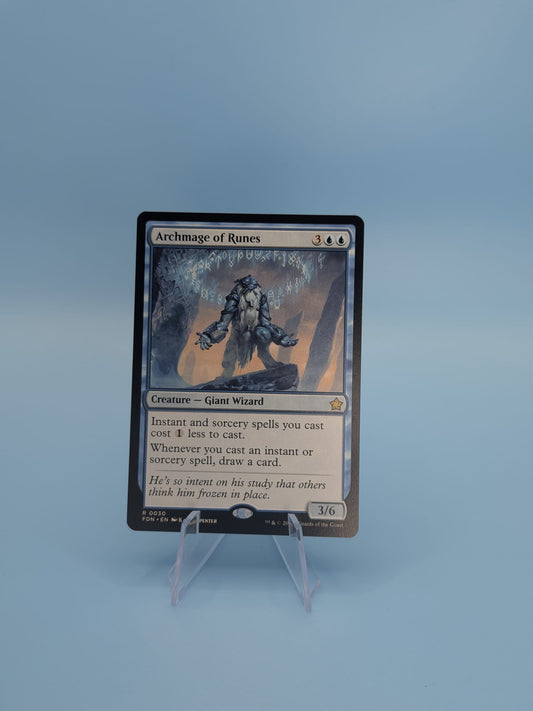 Archmage of Runes (30)— Magic: The Gathering Foundations — Near Mint