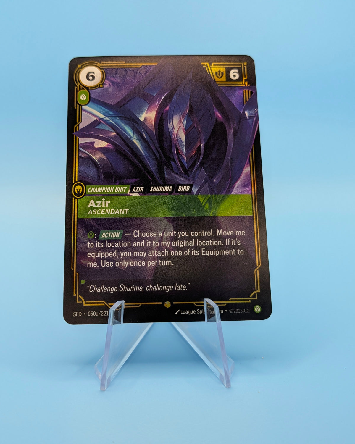 Azir, Ascendant (50a) — Spiritforged — Near Mint