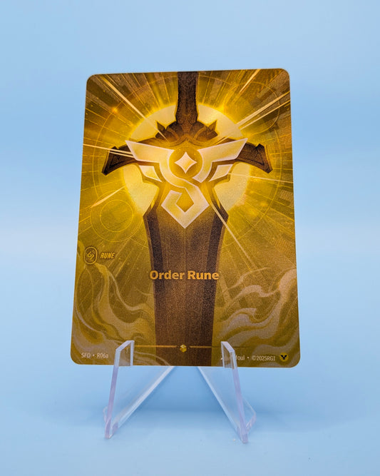 Order Rune (R06a) — Spiritforged — Near Mint