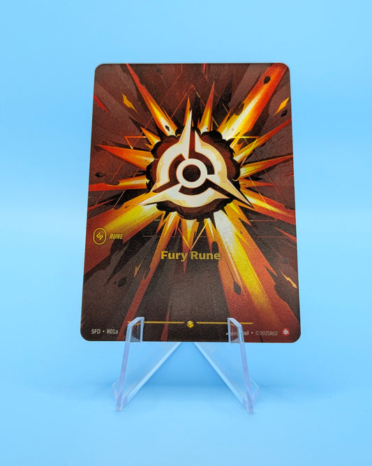 Fury Rune (R01a) — Spiritforged — Near Mint